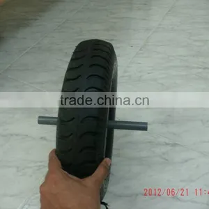 4.80/4.00-8 Rubber Wheel With Steel Rim Made in China thumbnail-3