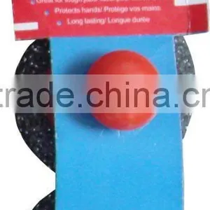 Kitchen Scrubber Ball With Plastic Handle thumbnail-1