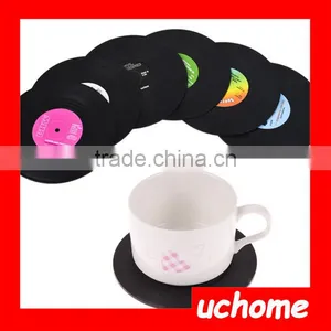 UCHOME Hot Sale CD Cup Coaster 6pcs/set With Box thumbnail-3