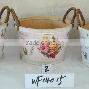 2016 Cheap Hot Sale Wooden Flower Planter Pots WF14020 thumbnail-2
