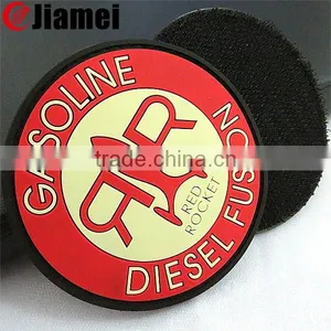 Nanjing Jiamei Factory Micro-injected Pvc Label Sew in Clothing Labels Cheap thumbnail-2