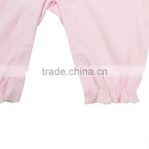 Embroidery Ballet Shoes Newborn Romper Baby Girl Bubble Romper thumbnail-6