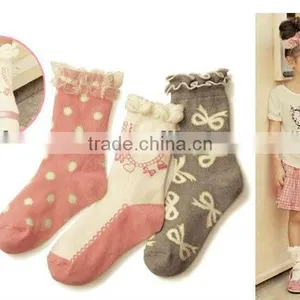 Children Customized Girls School Kids Socks Wholesales thumbnail-1