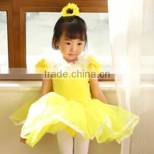 Wholesale Performance Wear Ballet -ballet Tutu for Girls- Yellow Skirt thumbnail-1