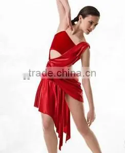 Burning! Red Elegant Ballroom Dancing Dress Lyrical Dress thumbnail-1