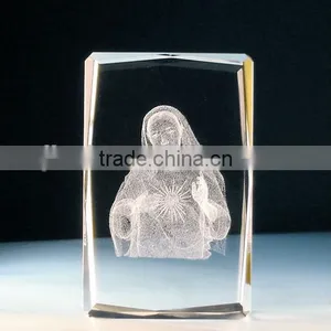 Factory Supply Wholesale Blank K9 Crystal Cube, Crystal Glass Block for Engraving Souvenir Gifts thumbnail-2