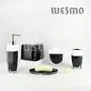 Break Resistance Black Polyresin Bathroom Set With Double Walls thumbnail-1