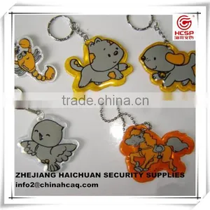 Fashion Yellow Smile Face Reflective Keychain thumbnail-2
