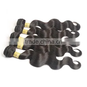 Large Stock Natural Color Body Wave Wholesale Virgin Temple Raw Indian Hair thumbnail-1