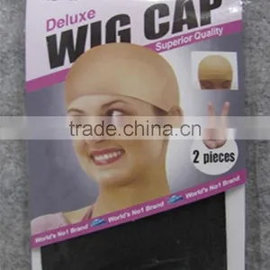Wig Caps for Making Wigs, 2 Pieces per Bag Black Color thumbnail-1