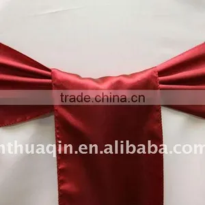Satin Sash for Chair Cover Chair Sash Wedding Chair Sash thumbnail-1
