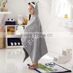 100% Cotton Children Hooded Towels thumbnail-5