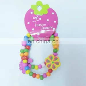 Wood Bead Bracelet/ Manual Bracelet /children's Bracelet thumbnail-1