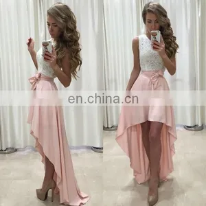2017 Summer Chiffon High Low Skirt Elegant Prom Dress thumbnail-1