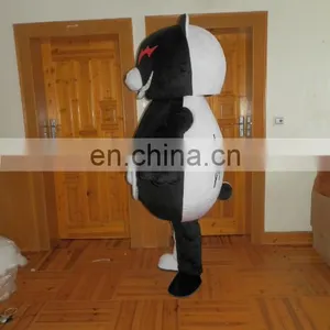 Promotional Custom Black and White Cat Advertising Costume for Adult Wearing thumbnail-3