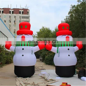 4m High Giant Inflatable Snowman With LED for Park Decoration Sam yu 5609 thumbnail-1