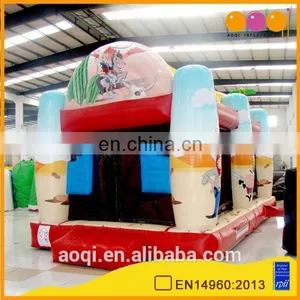 AOQI Amusement Park Equipment Outdoor Inflatable Gun Shooting Game Funny Team Gun Shooting Game for Adults thumbnail-1