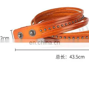 Hot Top Fashion Boys All-match Leather Bracelet thumbnail-3