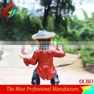 Shopping Mall Hot Sale Fiberglass Iron Man For Entertainment thumbnail-2
