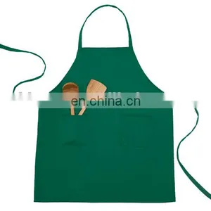 2017 Cheap Price Embroidery Design Cotton Kitchen Apron/garden Apron With Pockets thumbnail-2