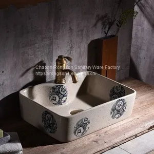 ​ Ceramic Vanity Face Wash Art Basin For Bathroom thumbnail-1