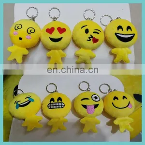 New Developed Cute Plush Emoji Doll Keychain thumbnail-1
