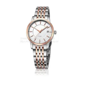 Couples Lovers′ Watch Alloy Wrist Watch Stainless Steel Analog Quartz Watch OEM Fashion Watch thumbnail-3