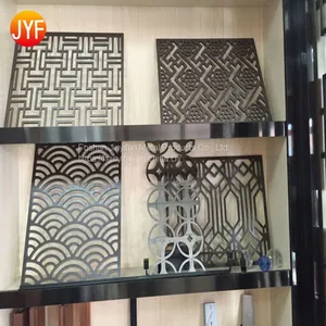 Aluminium Partition Decorative Metal Laser Cut Indoor Outdoor Garden Screens Room Dividers thumbnail-1