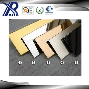 304 Golden Mirror Finish Titanium Gold Color Coated Stainless Steel Sheet thumbnail-3