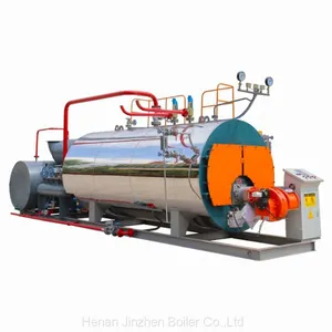 2000kg High Efficiency Plc Automatic Diesel Oil Gas Industrial Steam Boiler for Ketchup Factory thumbnail-1