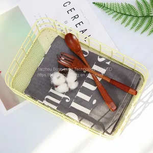Bathroom Color Metal Wire Mesh Storage Laundry Baskets For Kitchen /Snack Storage thumbnail-3