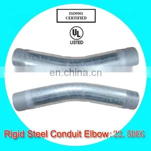 East Conduit Hot Dip Galvanized 22.5 Degree Elbow Pipe Fitting Rigid Bends thumbnail-5