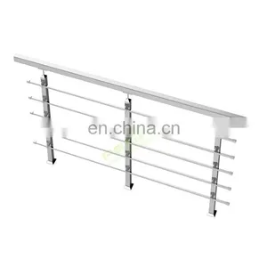 Hot Selling Stainless Steel Tube Staircase Handrail Railing Balustrades Tube Railing thumbnail-1