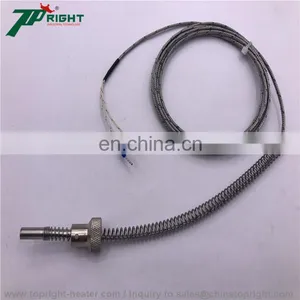 Spring Probe Leading Temperature Sensor K Type Thermocouple in Wire Length 1m thumbnail-4