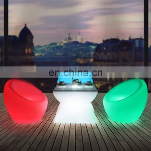 Plastic Portable Bar Furniture Illuminated Led Bar Counter thumbnail-2