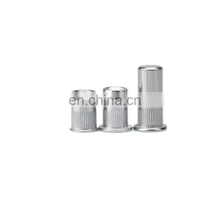 M3 M4 M5 M6 M8 M10 M12 M16 Stainless Steel Flat Head Riveting Nut Threaded Insert Blind End Rivet Nut thumbnail-3