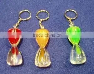 Acrylic Keychain With Sand Timer For Promotion Gifts thumbnail-5