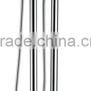 Unique Design Chrome Plated Silver Floor Standing Long Spout Bathtub Faucet thumbnail-1
