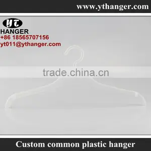 IMY-467 White Clothing Plastic Hanger Custom Plastic Slim Hanger thumbnail-2