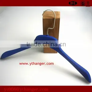 High Quality Plastic Hanger Velvet Antislip Women Coat Hanger Quality Choice thumbnail-2