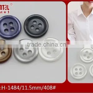 High Quality 4-holes Imitation Shell Shirts Button thumbnail-1