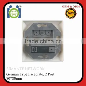 Cat5e Cat6 FTP Fiber Wall Outlet thumbnail-2