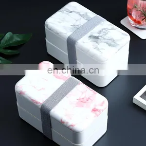 Sustainable Classic High Quality Food Grade Square Recycled Kids Plastic Lunch Box thumbnail-2