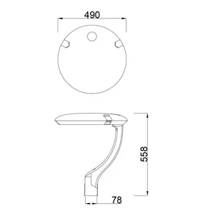 Project Style Garden Light DLG-LED-055 thumbnail-4