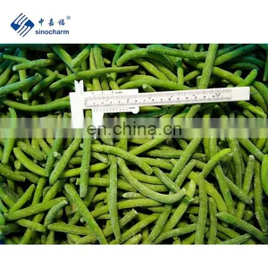 Sinocharm Xiamen Diameter 8-10mm Frozen Green Beans IQF Whole Green Beans thumbnail-3