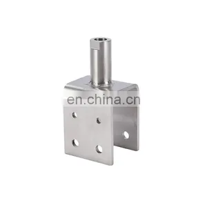 OEM ODM Sheet Metal Fabrication Customize Pergola Corner Bracket Black Painted Welding Parts thumbnail-3