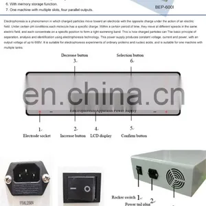 Biobase Electrophoresis Analyzer BEP-600I for PCR Laboratory Use Gel Electrophoresis Tank for Laboratory or Hospital thumbnail-3