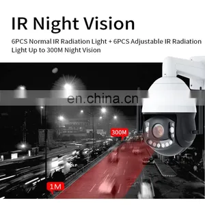 6 Inch 2MP 33X PTZ Optical Zoom Pan Tilt Rotation HD 4G SIM Card IP 360 Camera Outdoor Speed Dome 1080P PTZ Camera Wireless thumbnail-5
