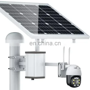 HD 5MP 5X ZOOM Security IP Camera Wireless 3G 4G SIM Card Outdoor PTZ CCTV Surveillance Cam 60W 30AH Battery Solar Panel CamHi thumbnail-1