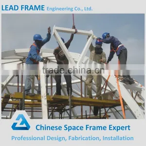Solid Space Frame Steel Structure Canopy Roof thumbnail-2